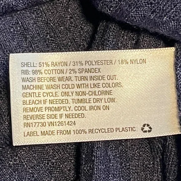 Art Class Blue Long-Sleeve Ribbed Knit Crew Neck Girls Top - Picture 8 of 9